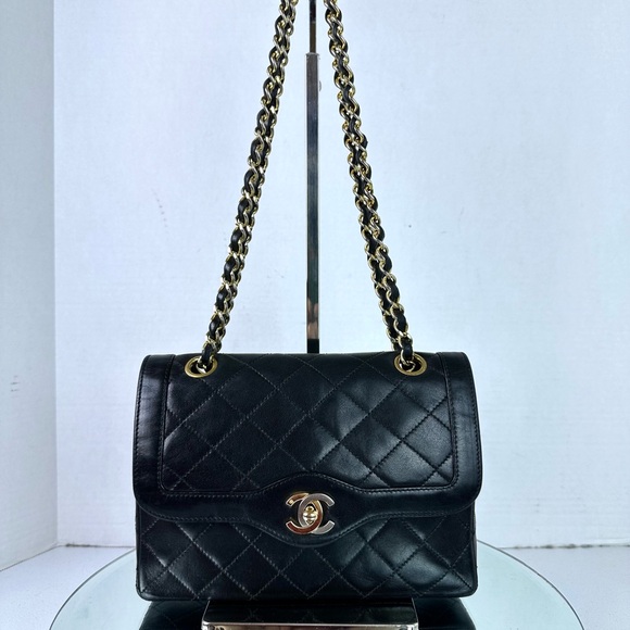 CHANEL Paris Limited Mini Double Flap Quilted Lambskin Bag - Picture 3 of 16